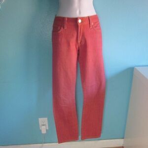 Civilianaire Cotton Japanese Denim Super Slim Size 26 Pink Jeans